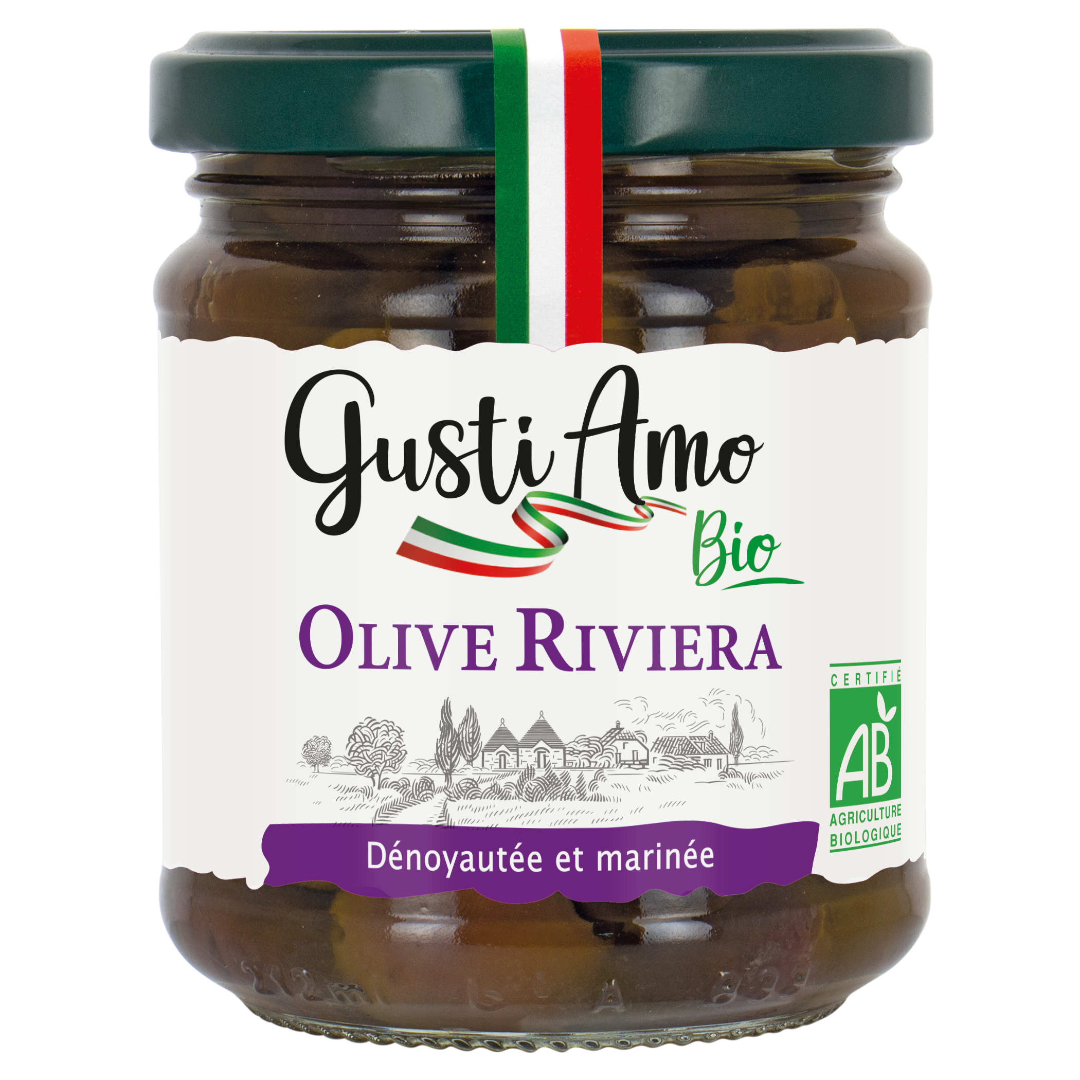 Olive noire Riviera - bio - GUSTI AMO BIO