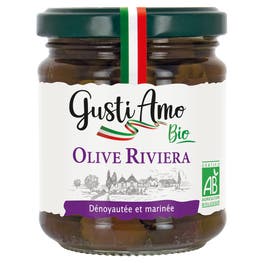 Olive noire Riviera à l'huile d'Olive - bio - GUSTI AMO BIO