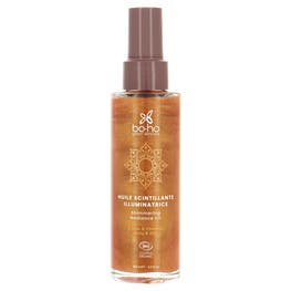 Huile scintillante illuminatrice 01 Gold - BOHO GREEN MAKE-UP