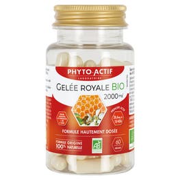 Gélules Gelée royale Bio 2000 mg - PHYTO ACTIF