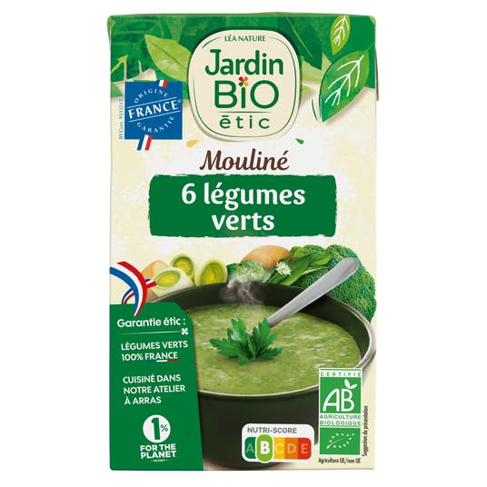 boho cosmetics Mouliné 6 légumes verts - Jardin BiO étic