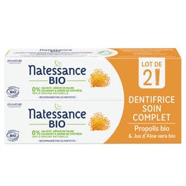 Dentifrice soin complet lot de 2x75ml - NATESSANCE