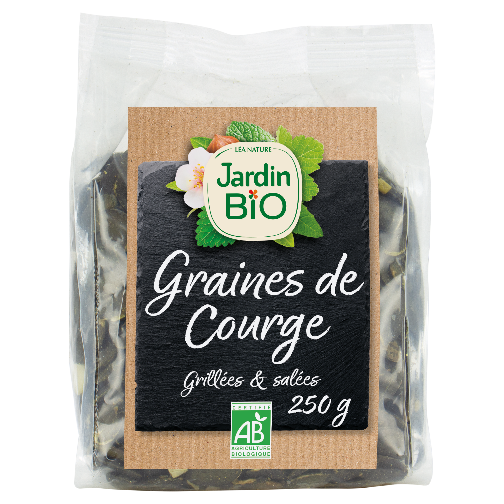 Graines de courge grillées salées - bio - JARDIN BIO