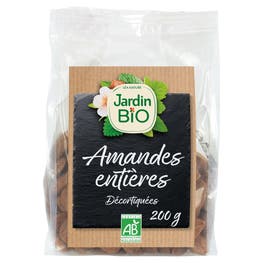 Amandes entières décortiquées - bio - JARDIN BIO