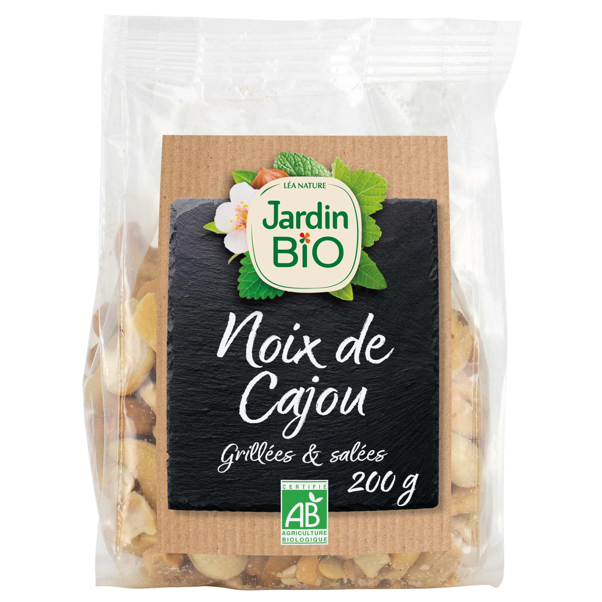 Noix de cajou  grillées et salées bio - JARDIN BIO