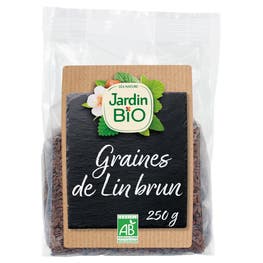 Graines de lin brun - bio - JARDIN BIO