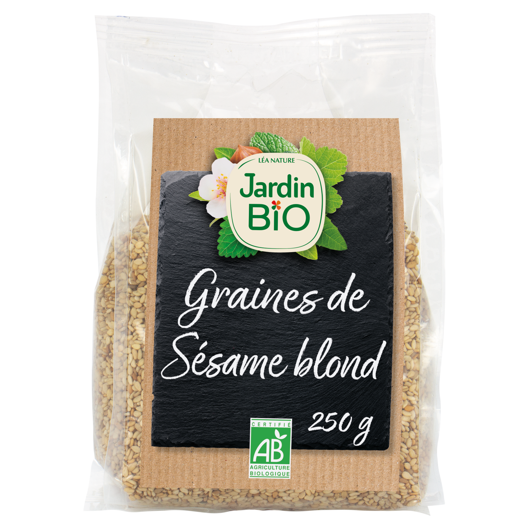 Graines de sésame blond complet - bio - JARDIN BIO