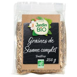 Graines de sésame toastées - bio - JARDIN BIO