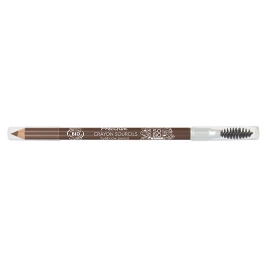 boho cosmetics Crayon sourcils Précision - 02 Châtain foncé - LEA NATURE SO BiO étic