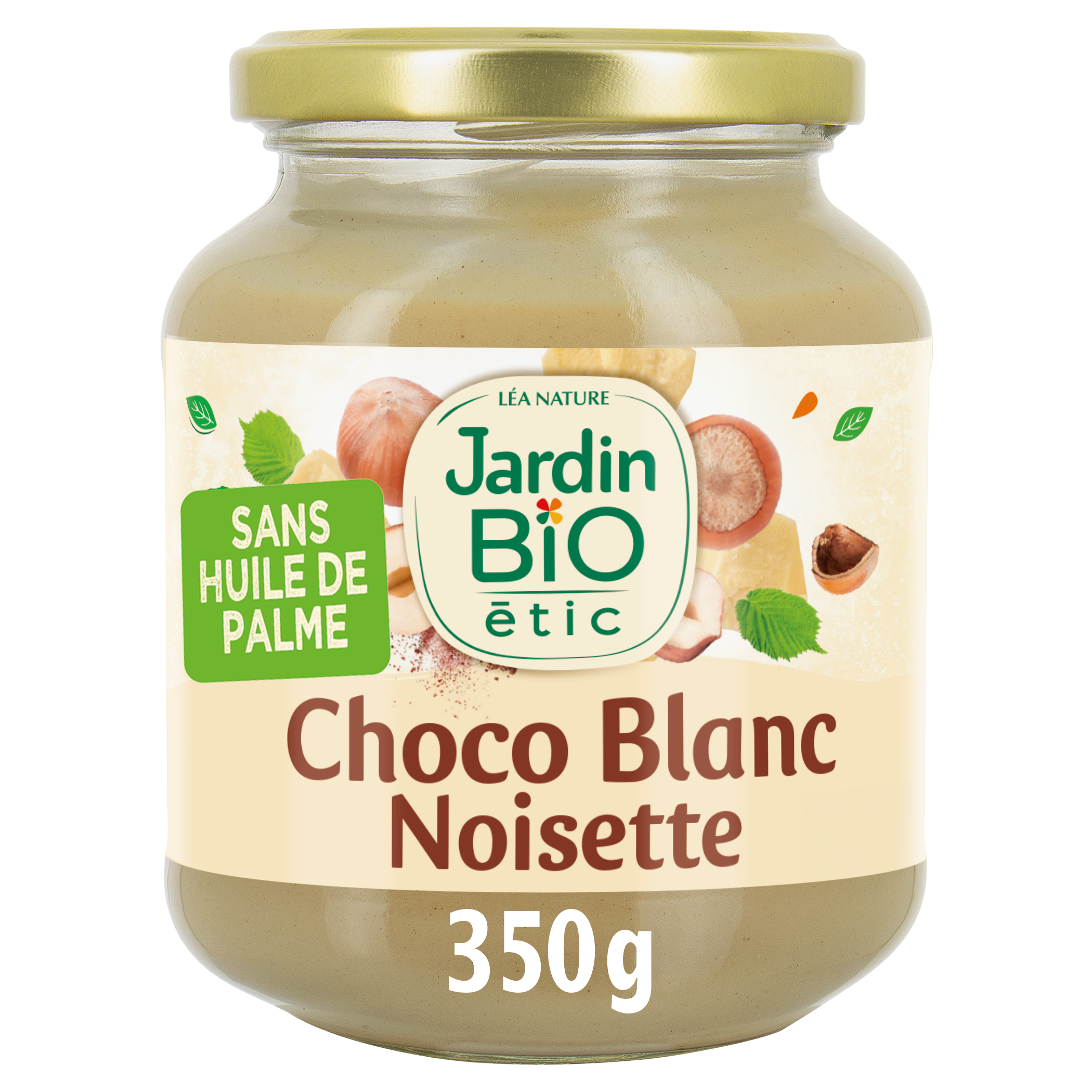Pâte à tartiner Chocolat blanc Noisette  - JARDIN BIO