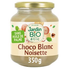 Pâte à tartiner Chocolat blanc Noisette - JARDIN BIO