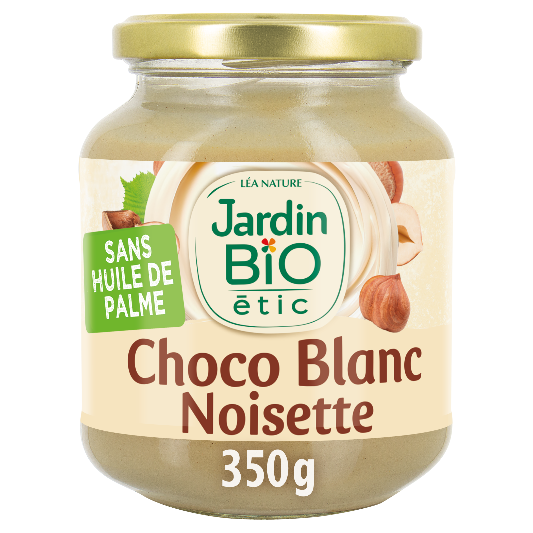 Pâte à tartiner Chocolat blanc Noisette  - JARDIN BIO