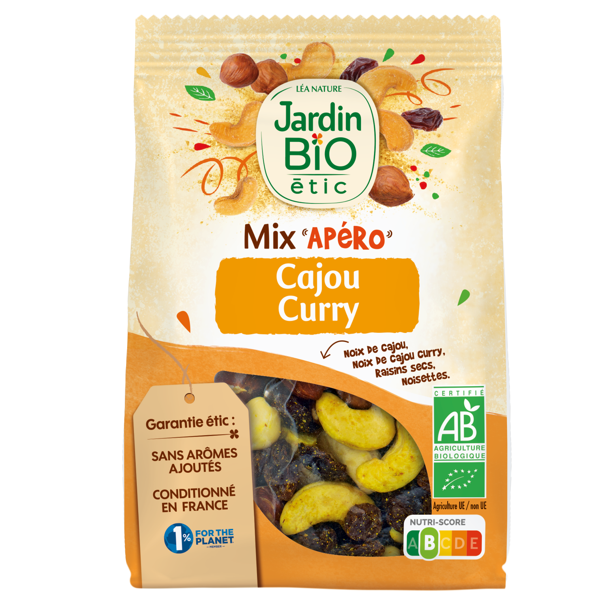 Mix'Apéro Cajou Curry - JARDIN BIO