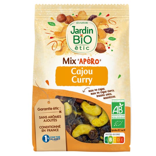 boho cosmetics Mix'Apéro Cajou Curry - Jardin BiO étic