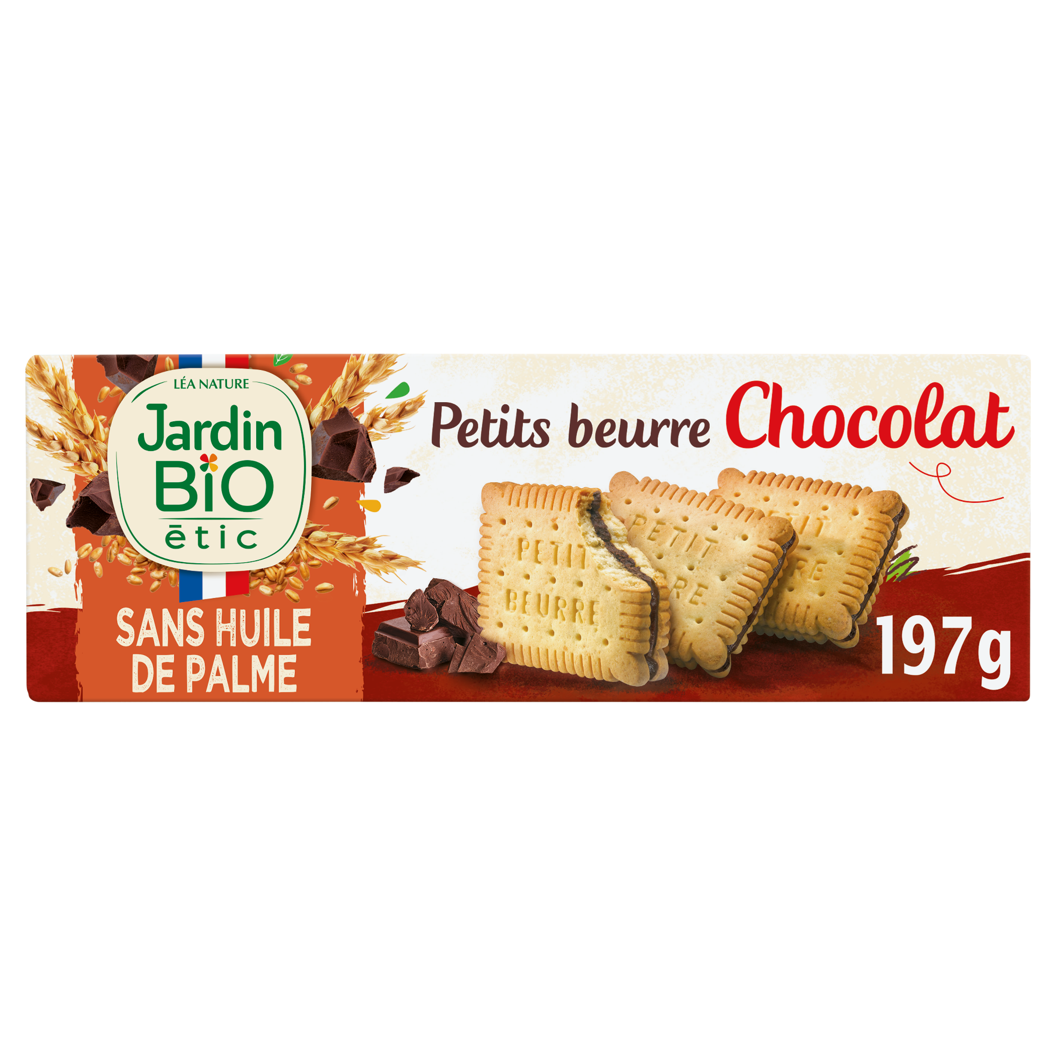 Petits Beurre fourrés Chocolat - JARDIN BIO