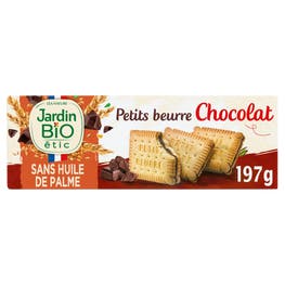 Petits Beurre fourrés Chocolat - JARDIN BIO
