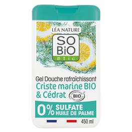 Gel douche rafraichissant, Criste Marine bio et Cédrat - SO BIO ETIC