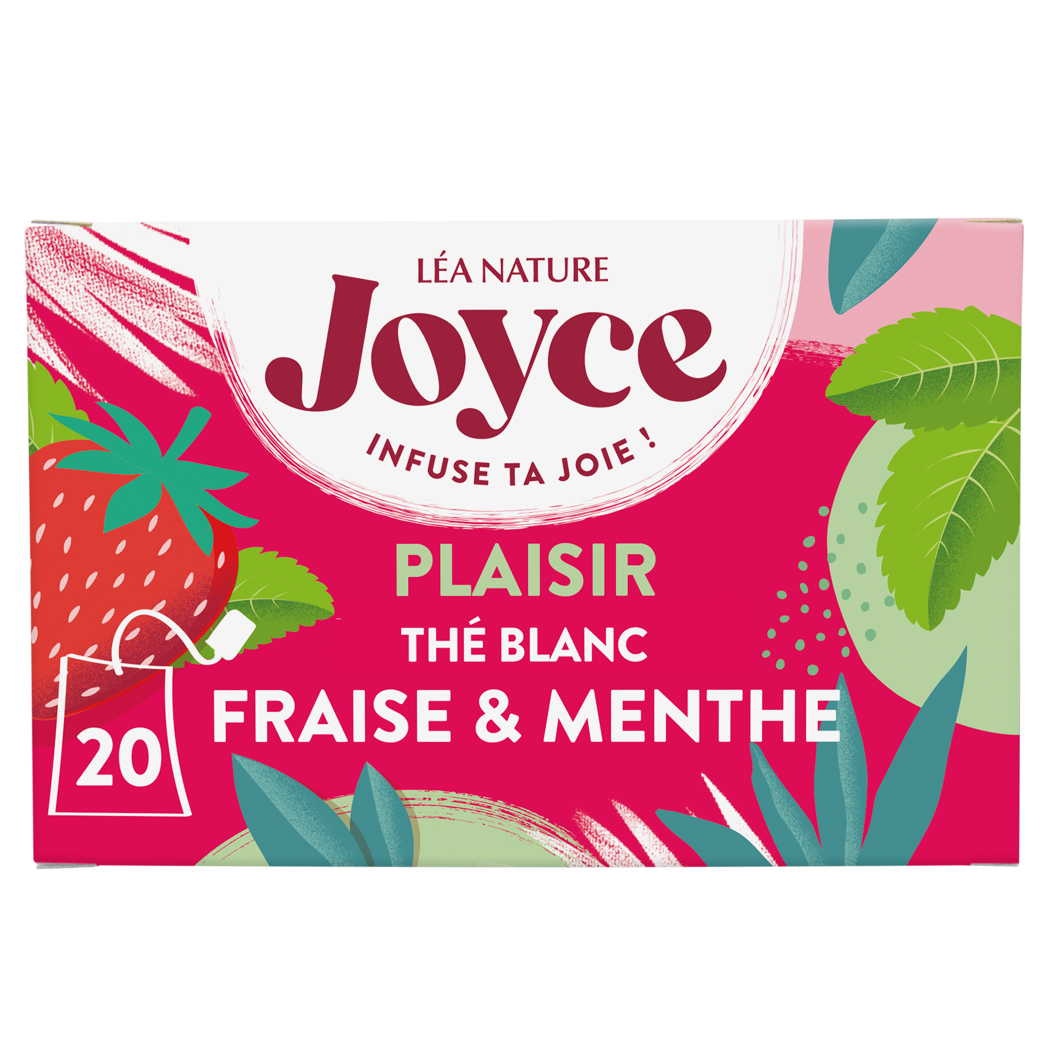 Thé blanc PLAISIR Fraise & Menthe - JOYCE