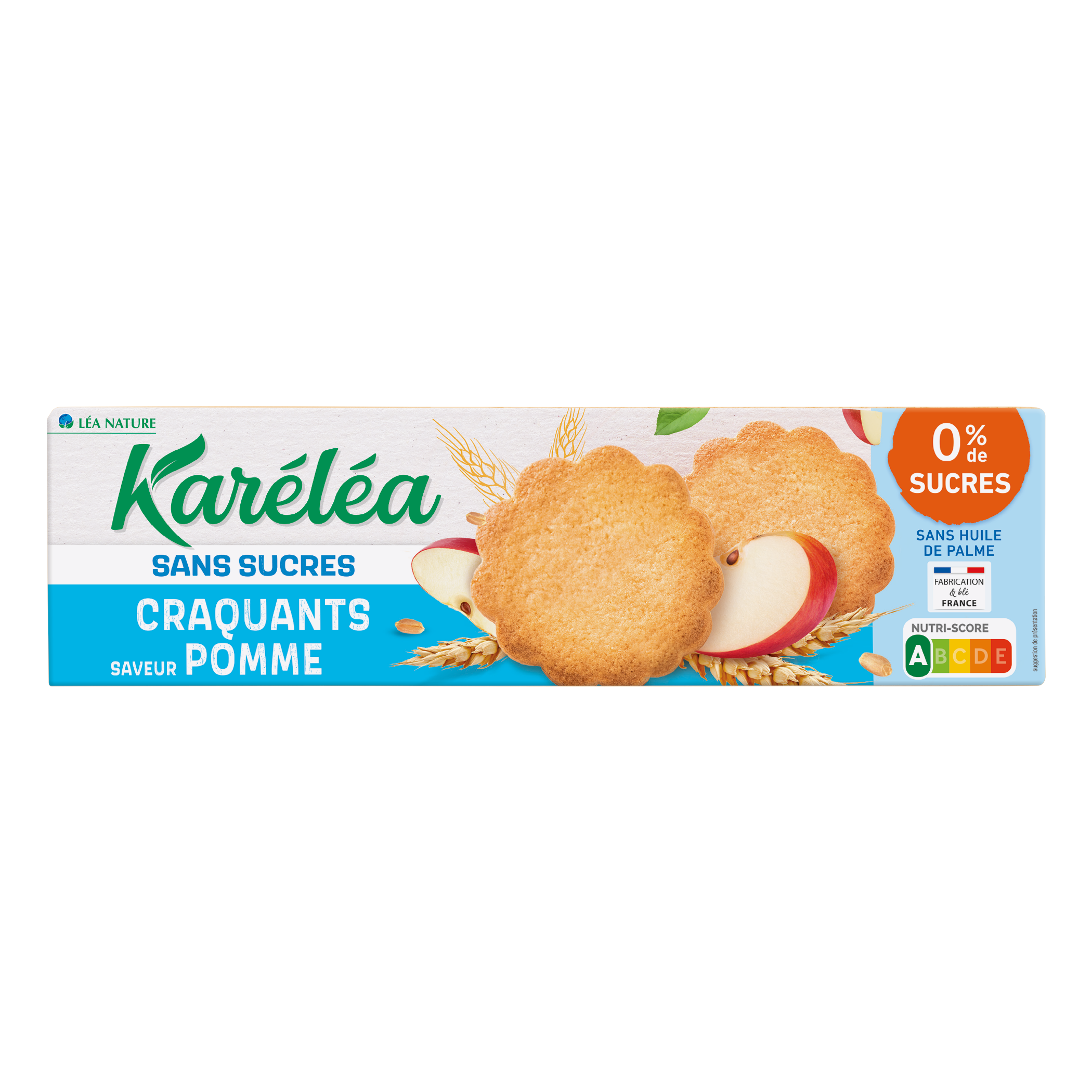Biscuits saveur Pomme sans sucres - KARELEA