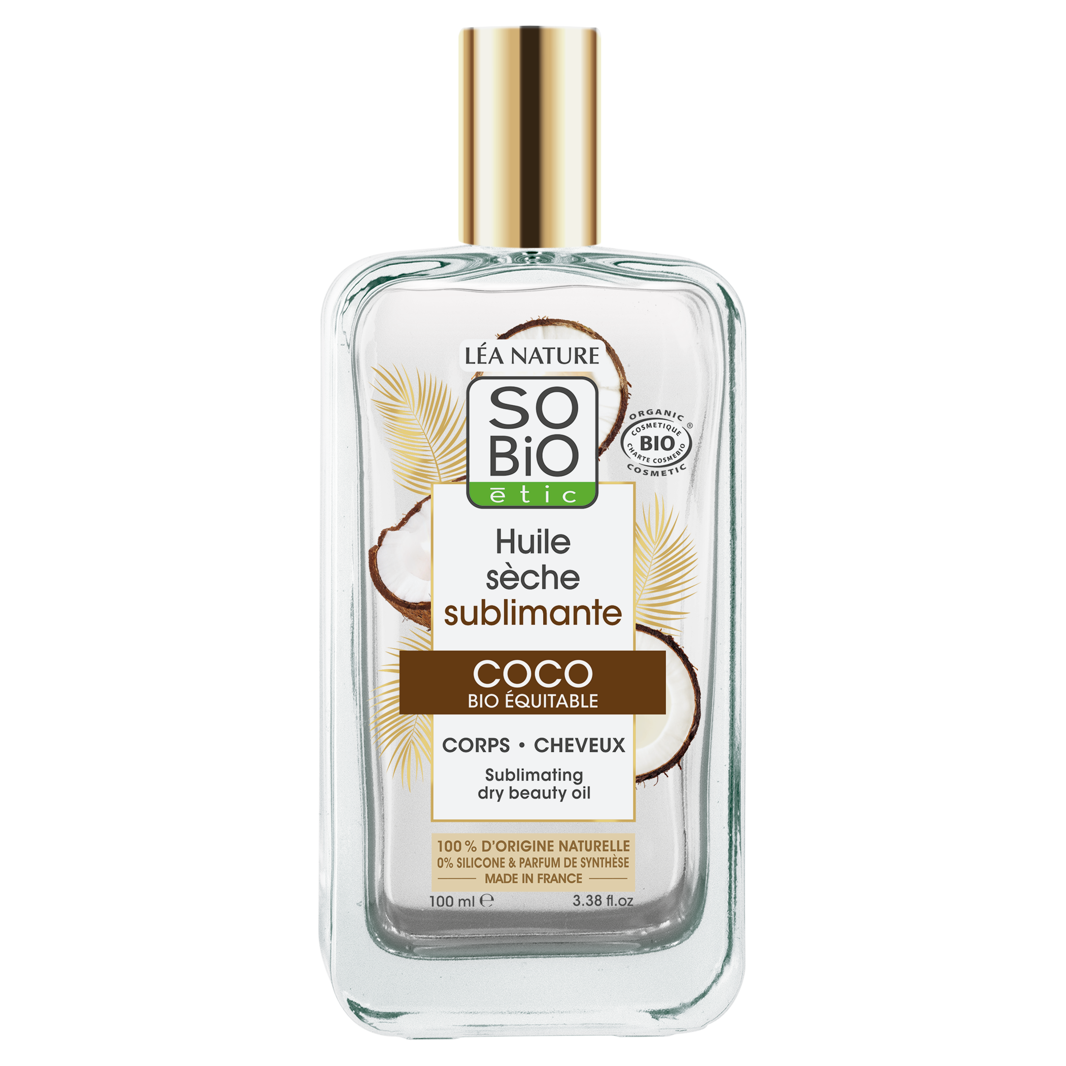 Huile sèche sublimante Coco bio - SO BIO ETIC