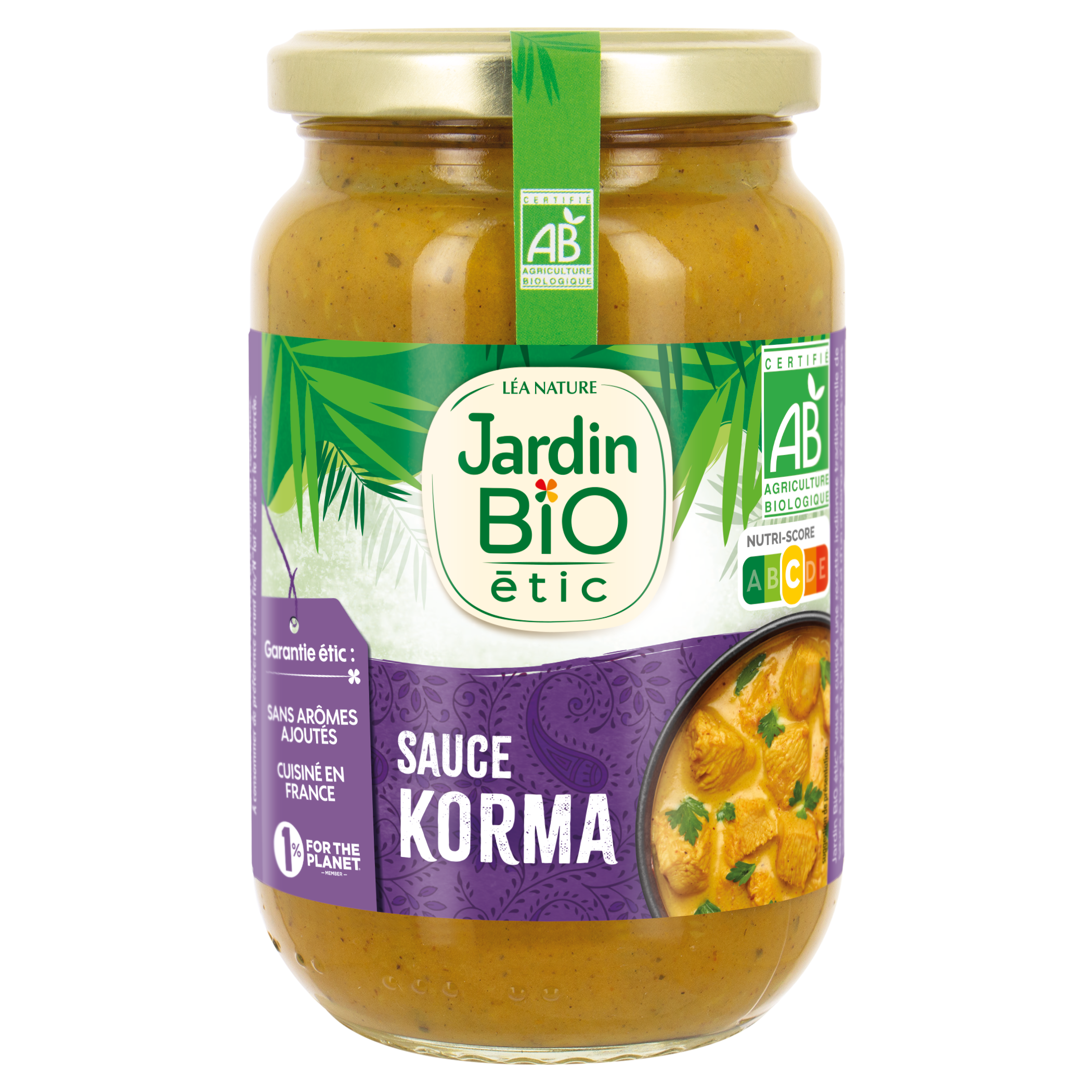 Sauce Korma - JARDIN BIO