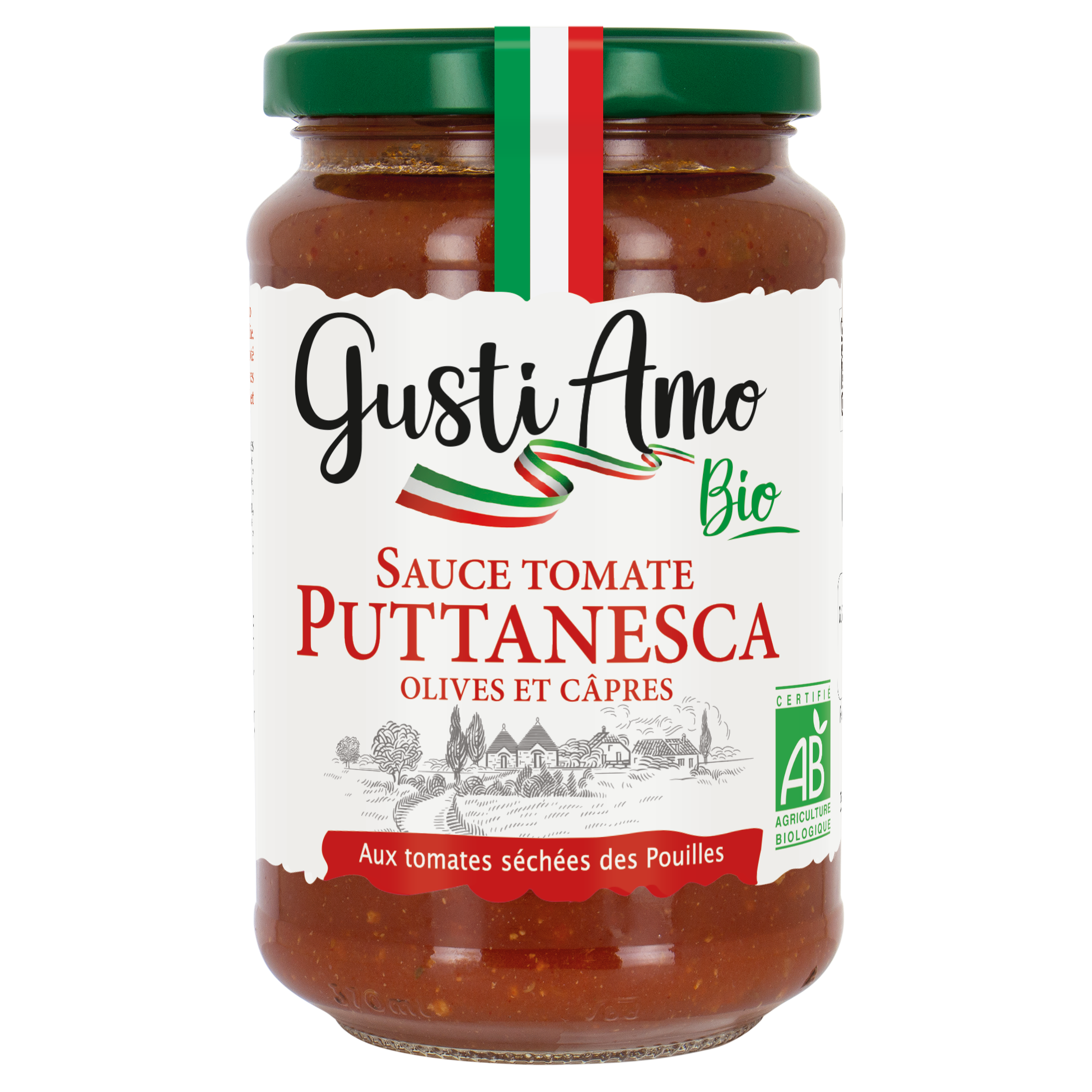 Sauce Tomate Puttanesca - bio - GUSTI AMO BIO