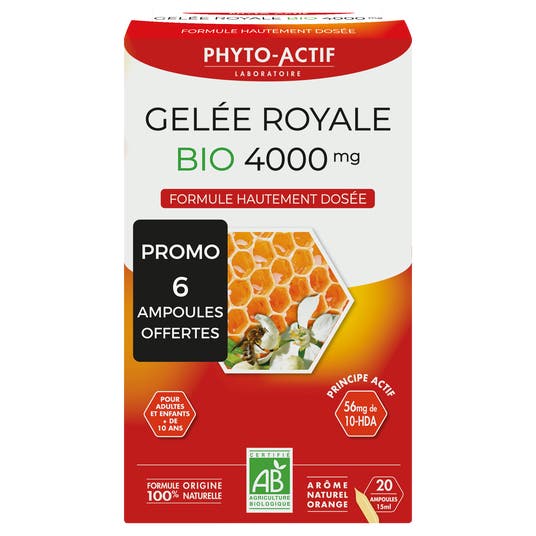 eau thermale jonzac Ampoules Gelée Royale Bio 4000mg Promo