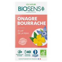Capsule Onagre Bourrache Eclat de la peau 40 caps - BIOSENS