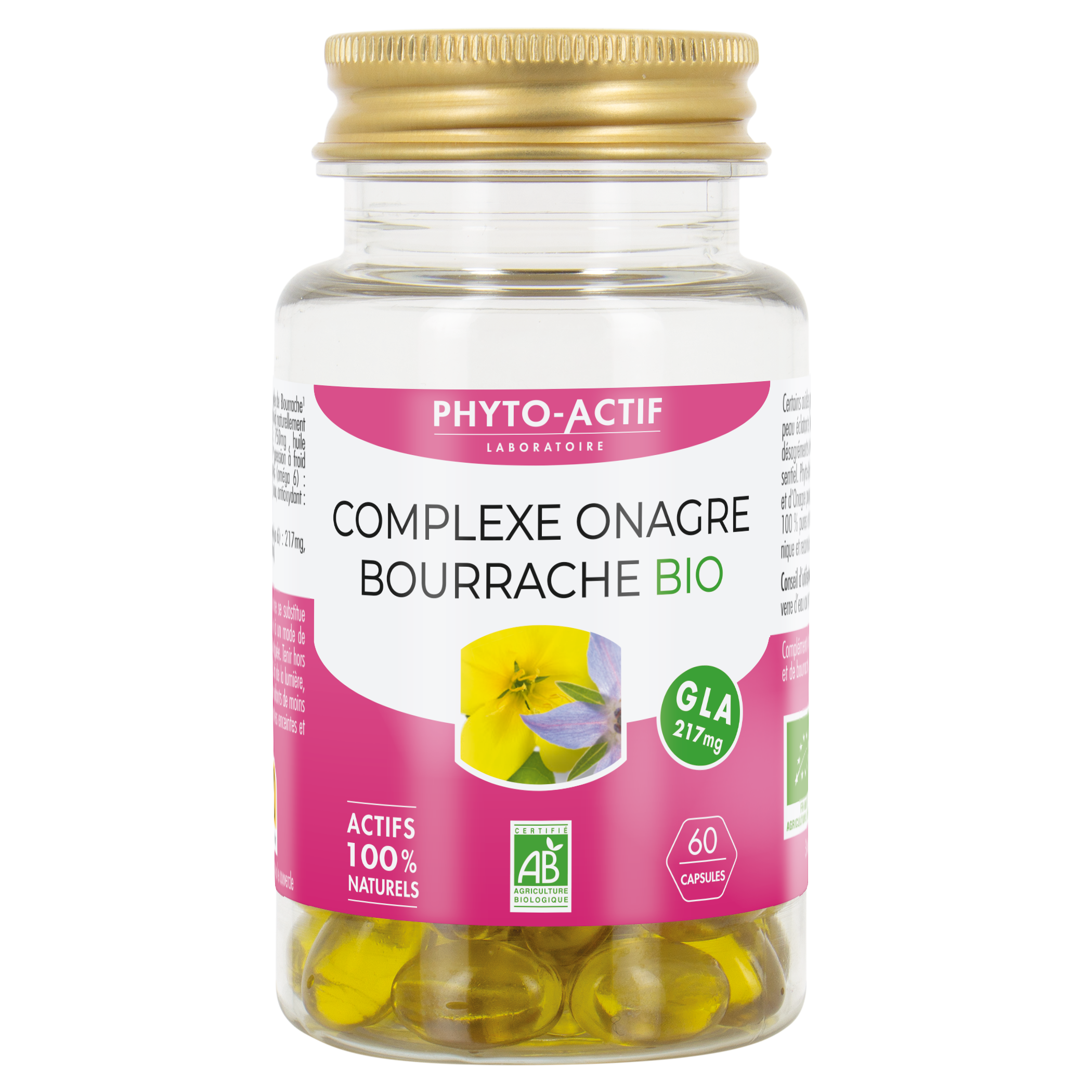 Complexe Onagre Bourrache Bio - PHYTO ACTIF