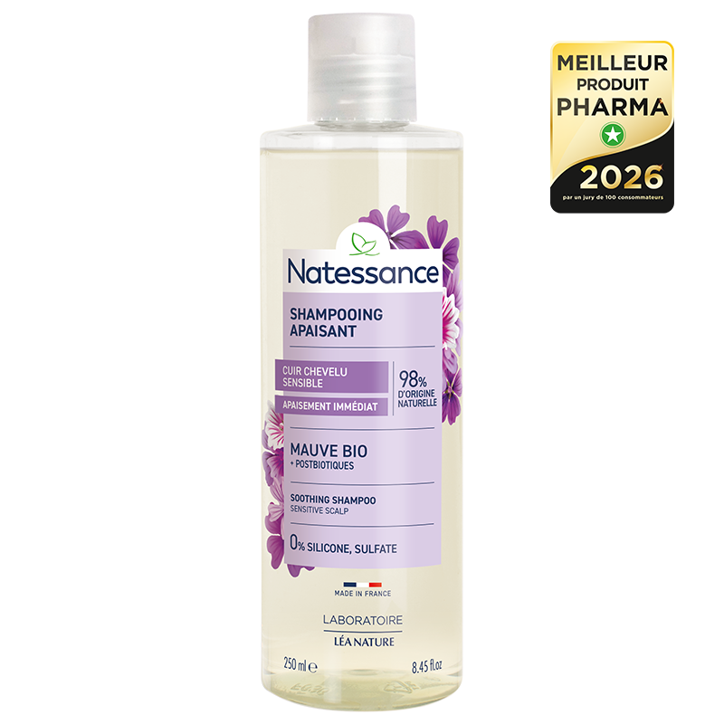 Shampooing Apaisant Mauve Bio - NATESSANCE