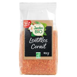 Lentille corail bio - JARDIN BIO
