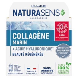Gélule végétale Collagène marin + Acide Hyaluronique - NATURASENS