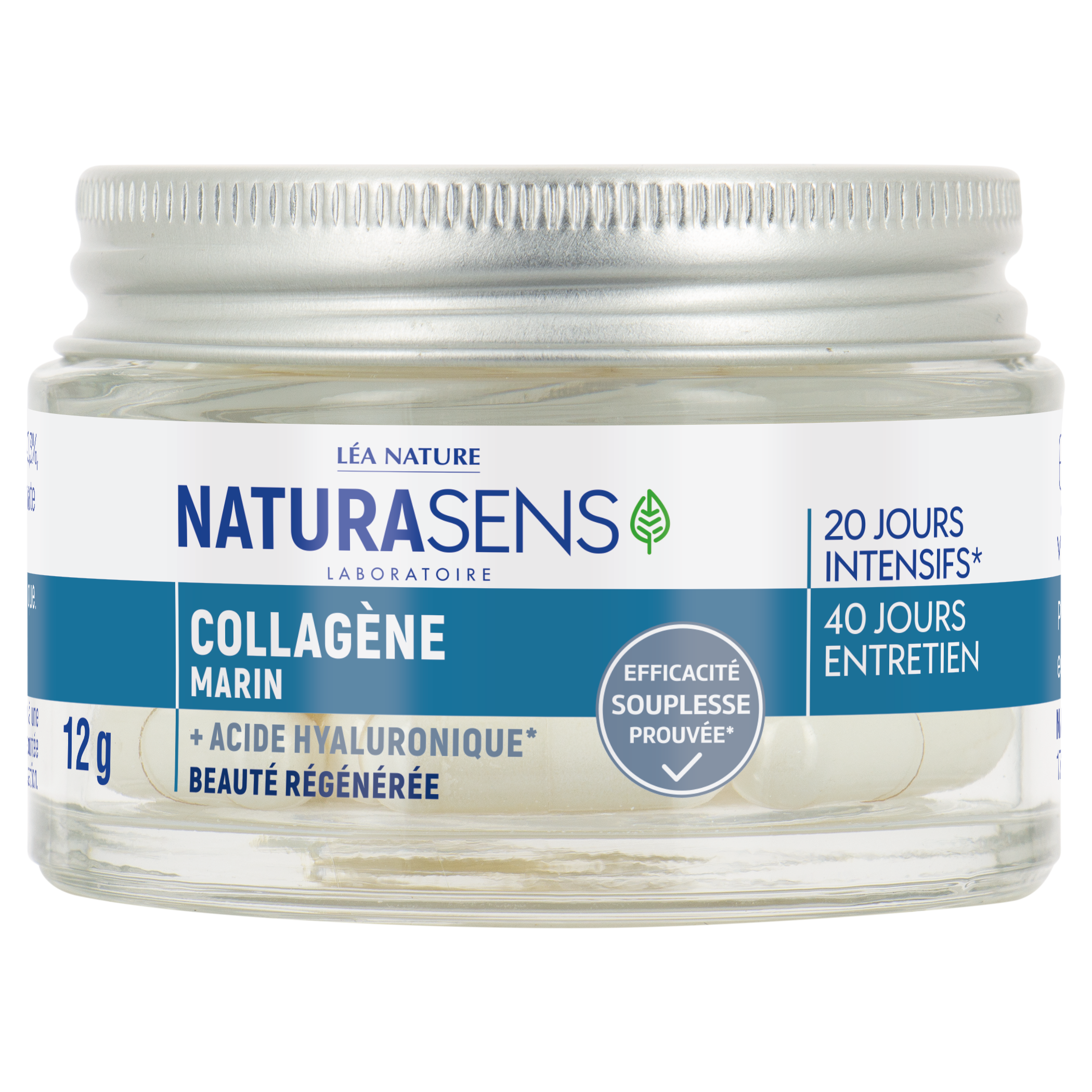 Gélule végétale Collagène marin + Acide Hyaluronique - NATURASENS
