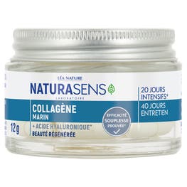 Gélule végétale Collagène marin + Acide Hyaluronique - NATURASENS