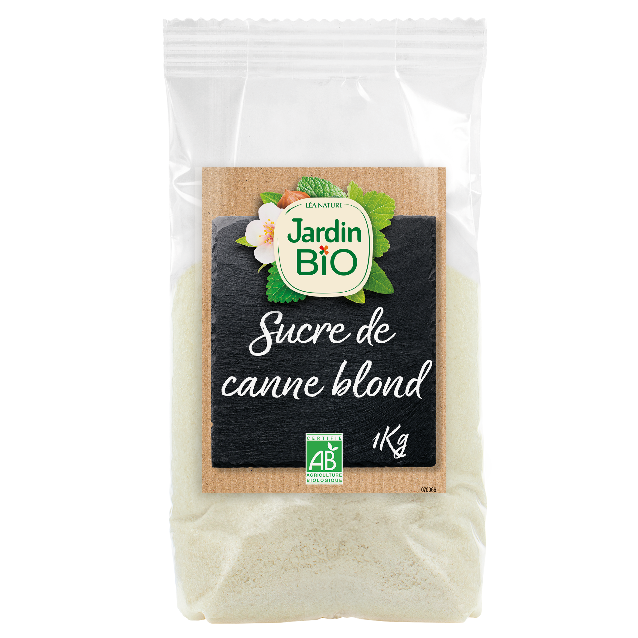 Sucre de canne blond - 1KG - JARDIN BIO