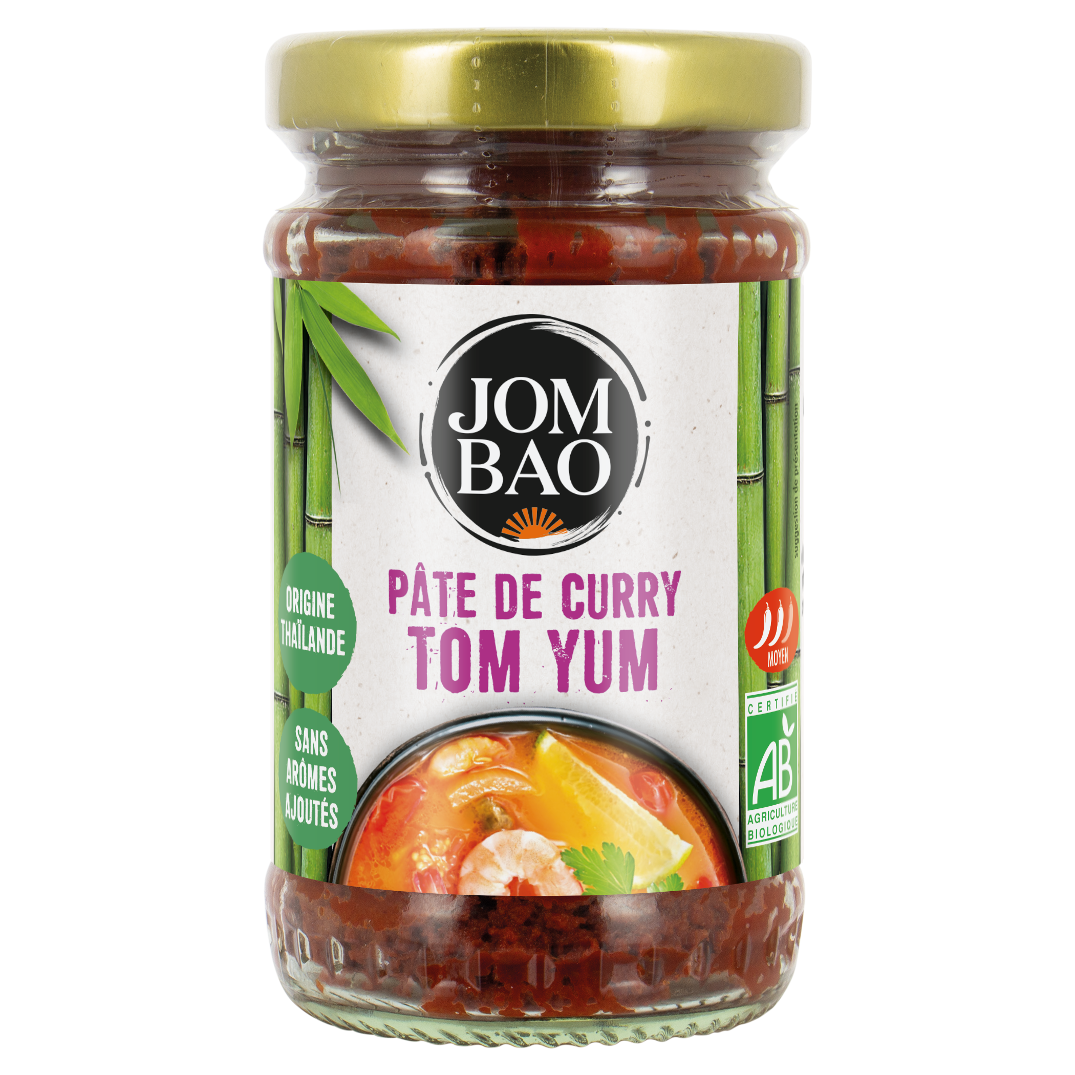 Pâte de curry tom yum - JOM BAO