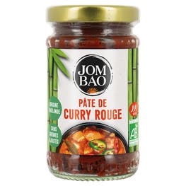Pâte de curry rouge bio - JOM BAO