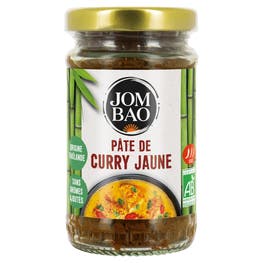 Pâte de curry jaune bio - JOM BAO