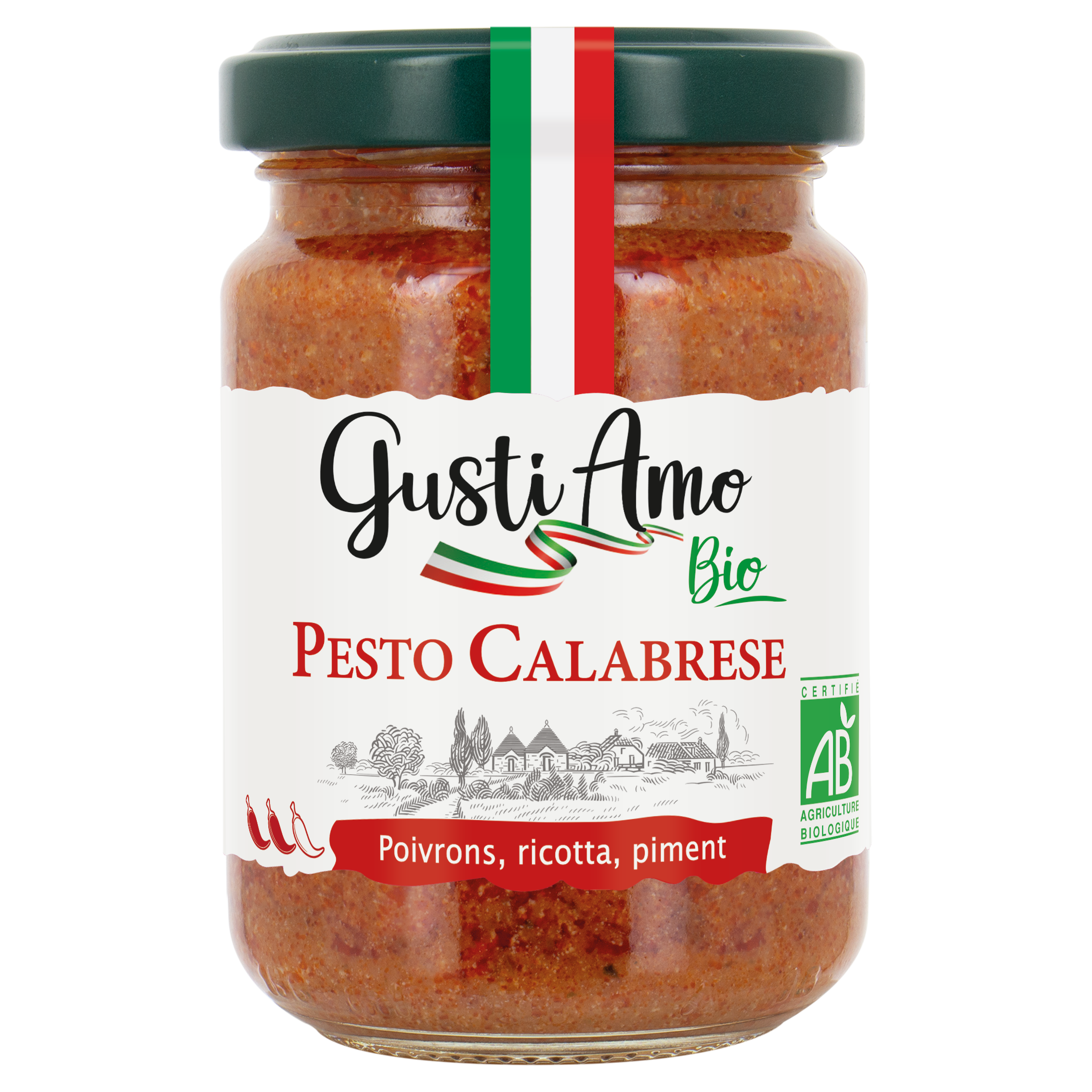 Pesto calabrese bio - GUSTI AMO BIO