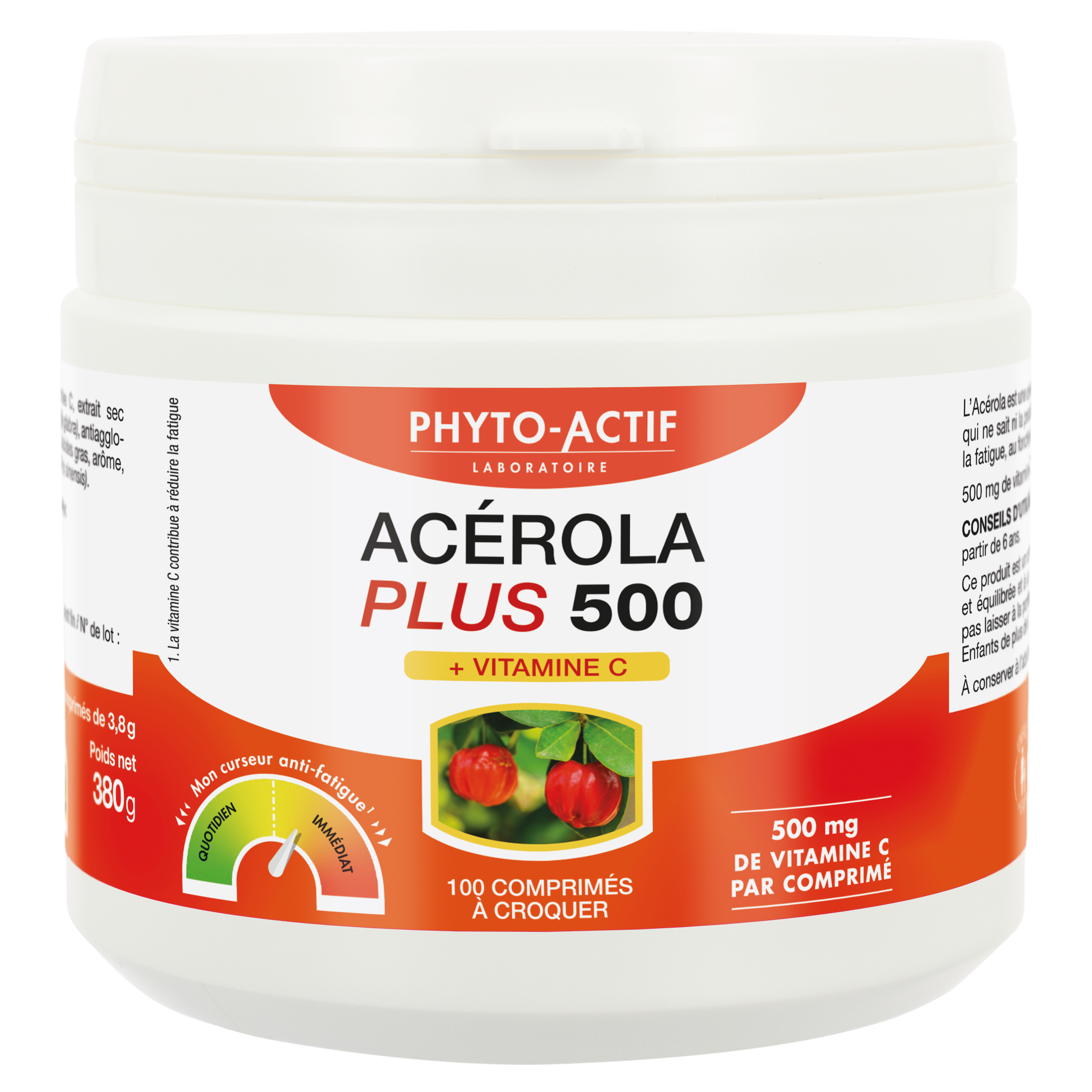 Acérola Plus 500 - PHYTO ACTIF