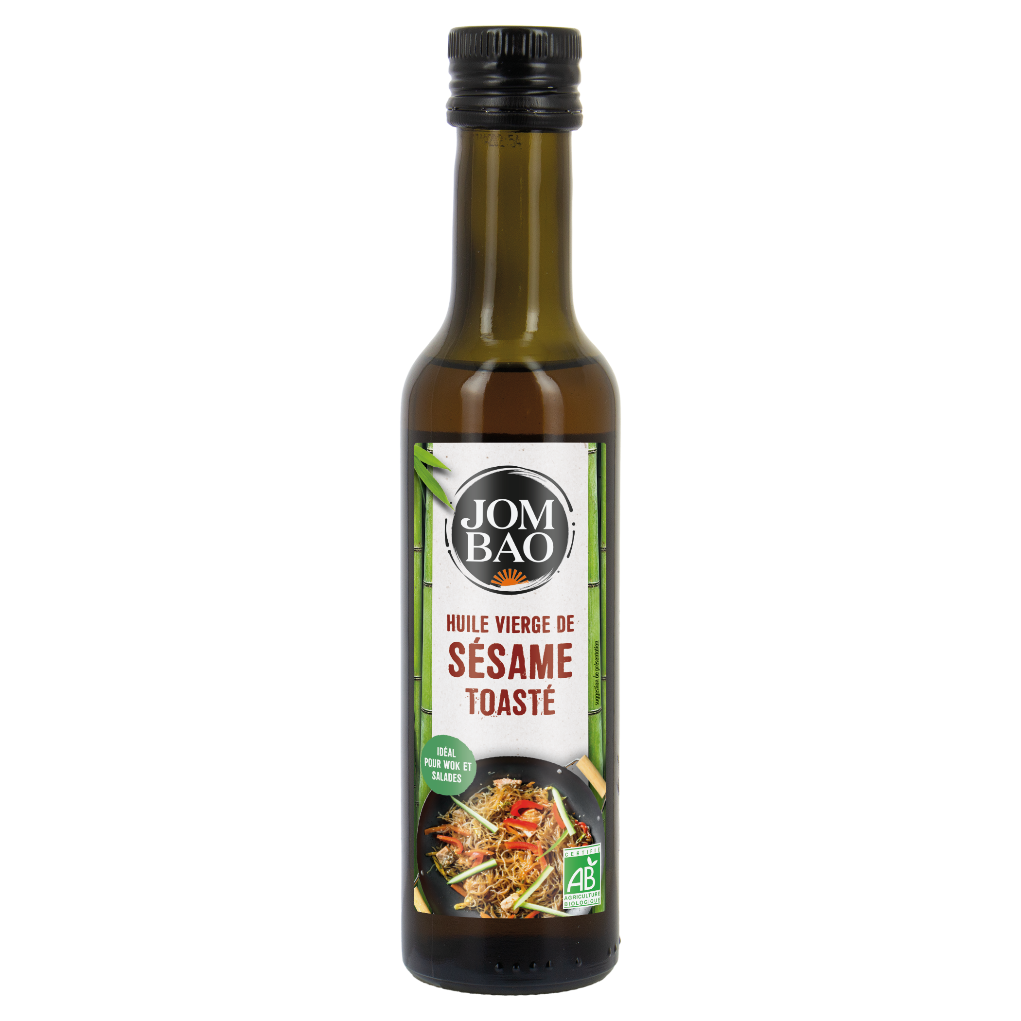 Huile de sésame toasté bio - JOM BAO