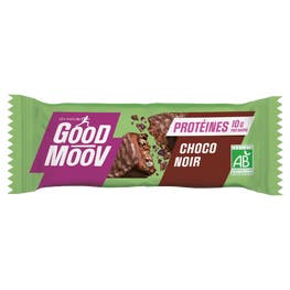 Barre Protéinée Chocolat Noir Bio - GOOD MOOV