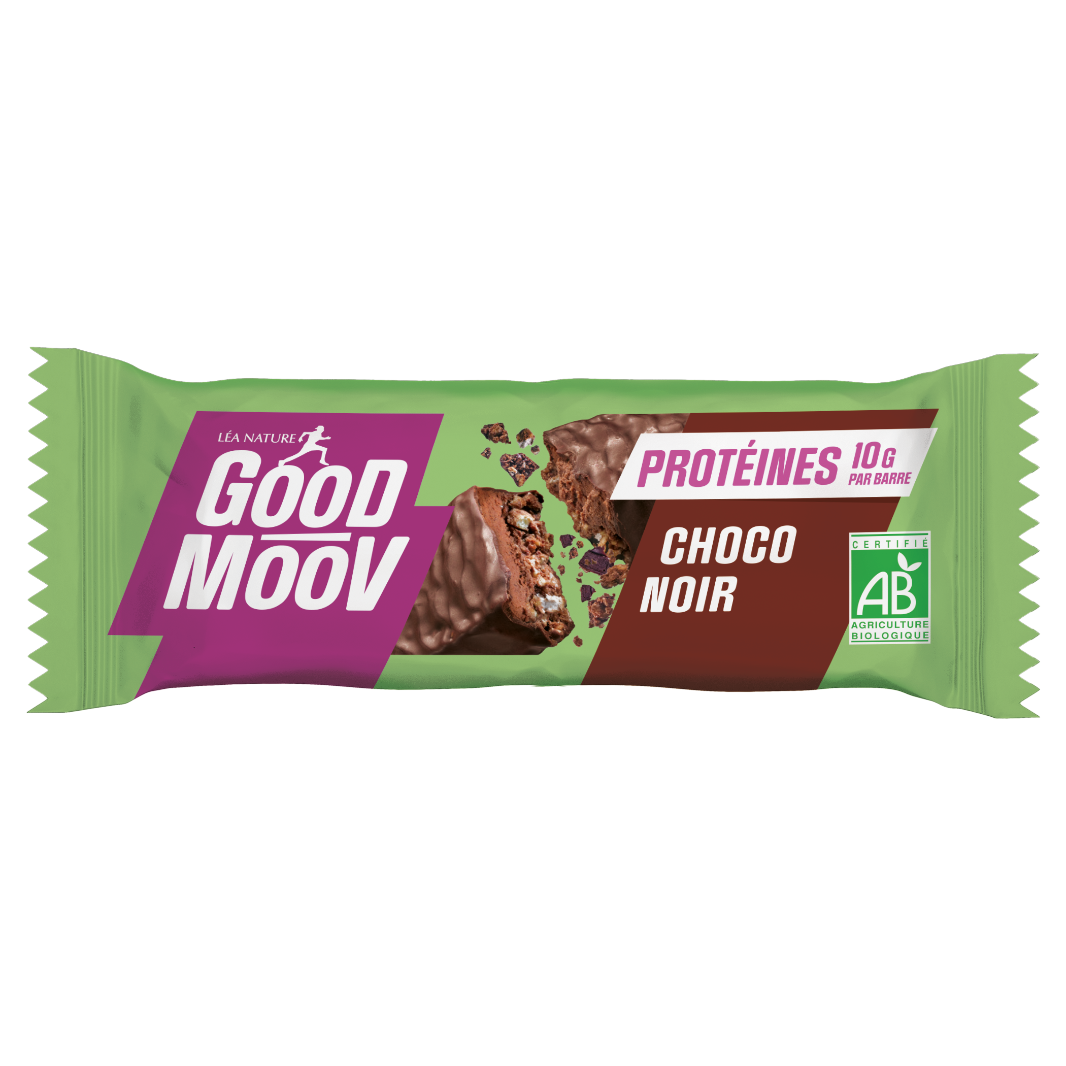 Barre Protéinée Chocolat Noir Bio - GOOD MOOV