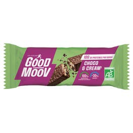 Barre protéinée choco et cream bio - GOOD MOOV
