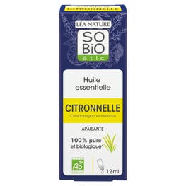 Huile essentielle Citronnelle bio - SO BIO ETIC