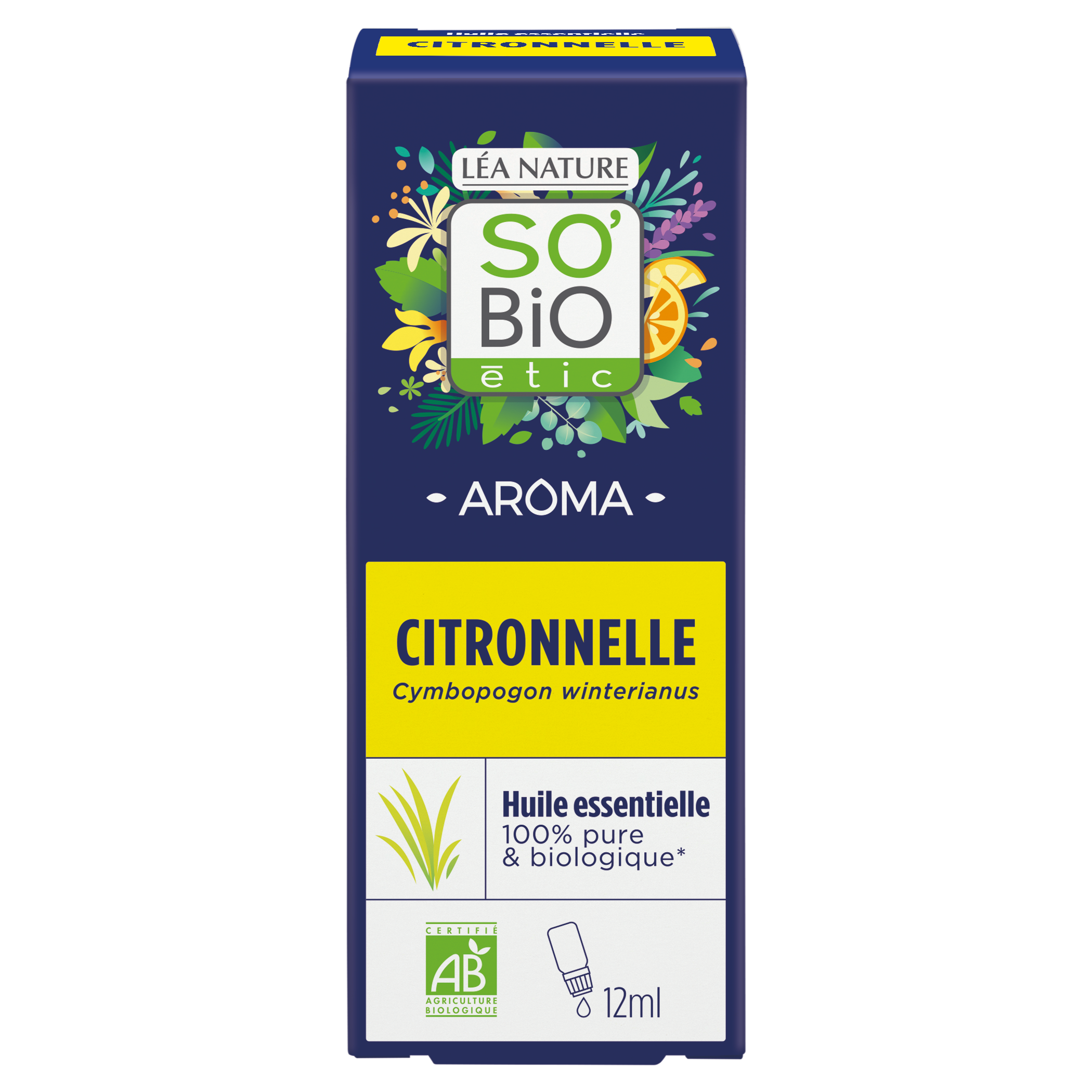 Huiles essentielles citronnelle de java - SO BIO ETIC
