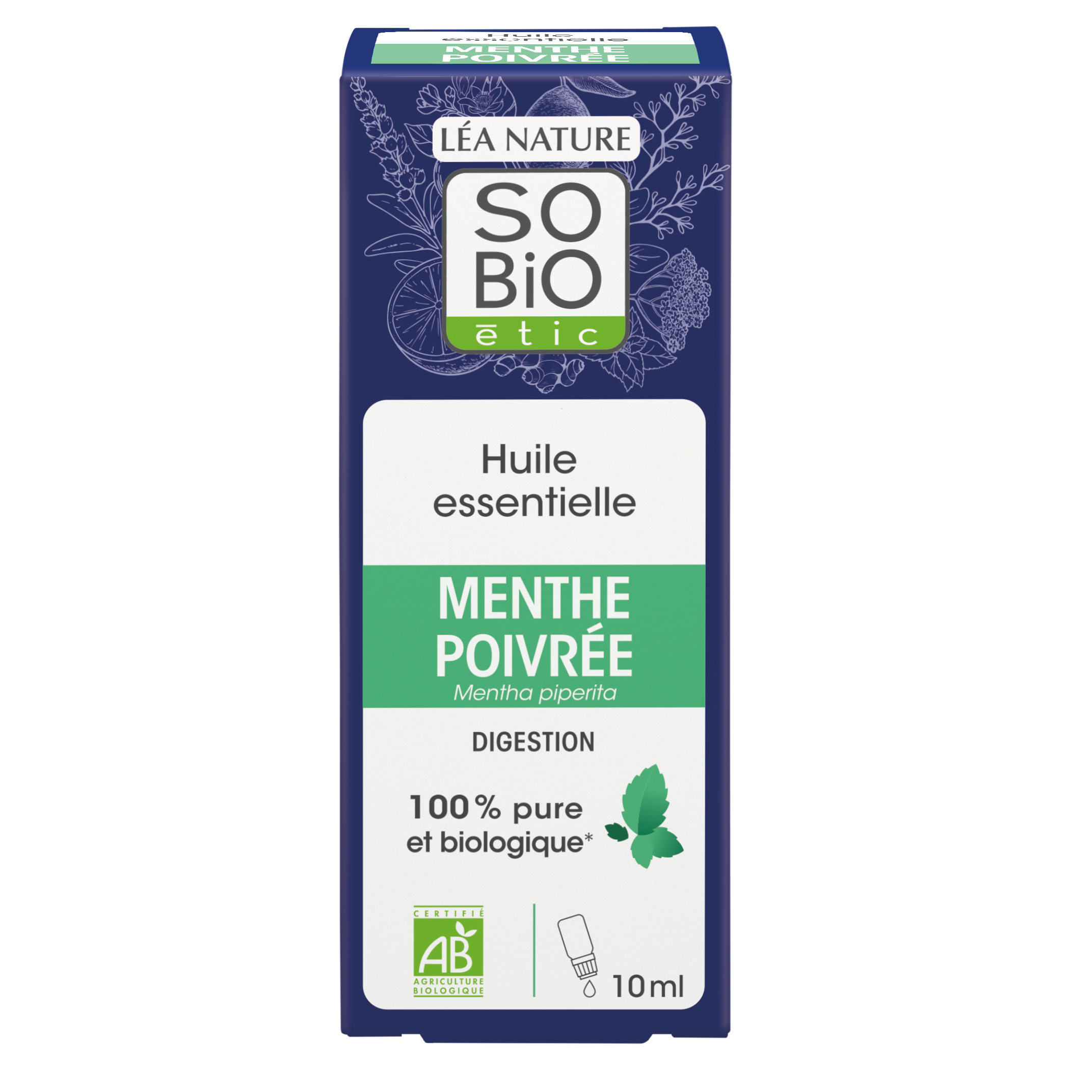 Huile essentielle Menthe poivrée bio - SO BIO ETIC