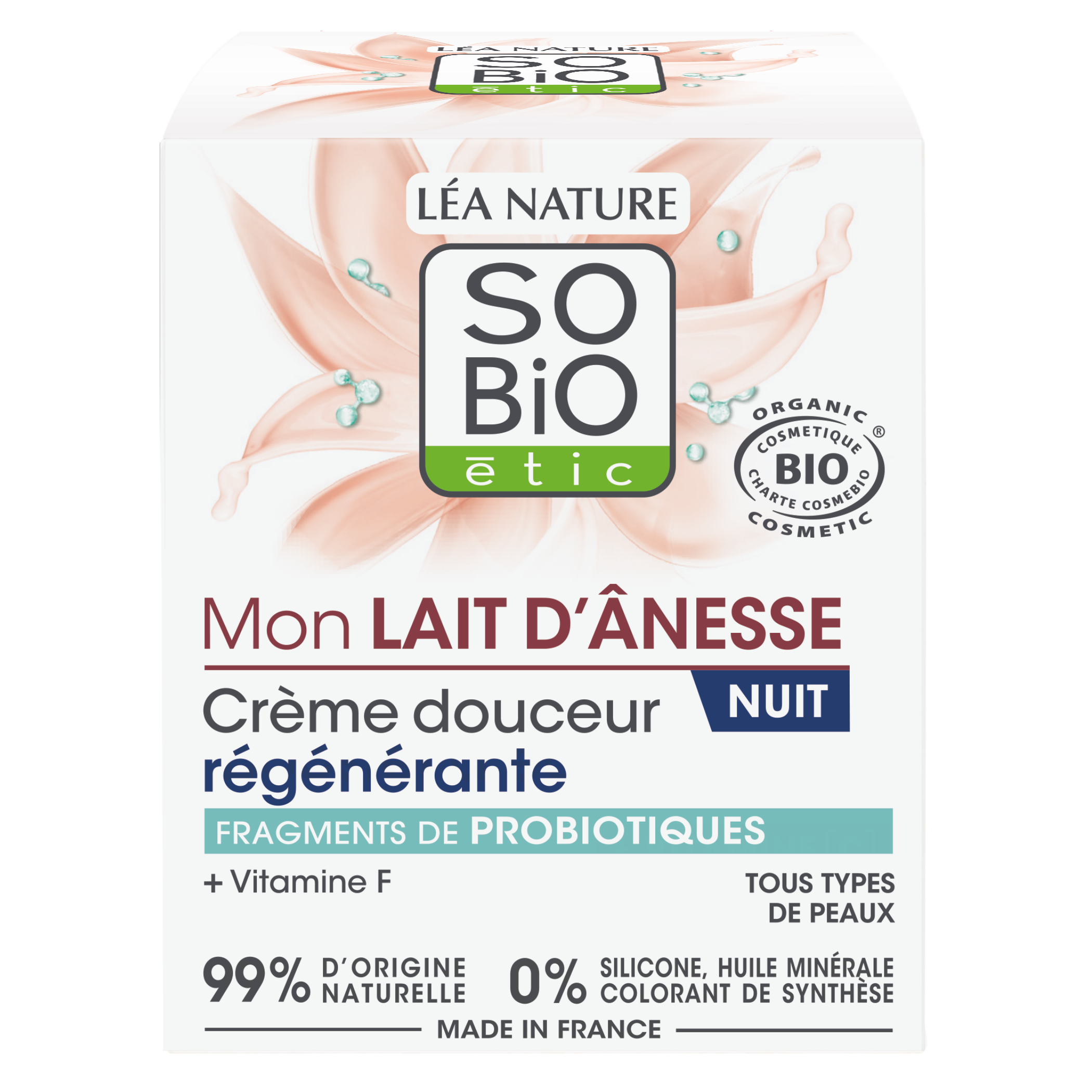 Crème douceur régénérante nuit - SO BIO ETIC