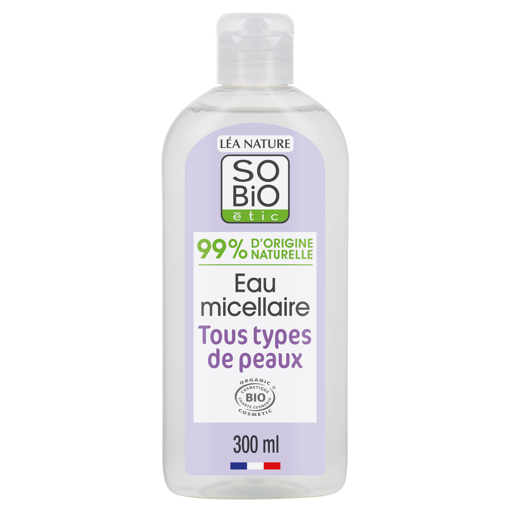 Eau micellaire tous types de peaux, Mauve bio - SO BIO ETIC
