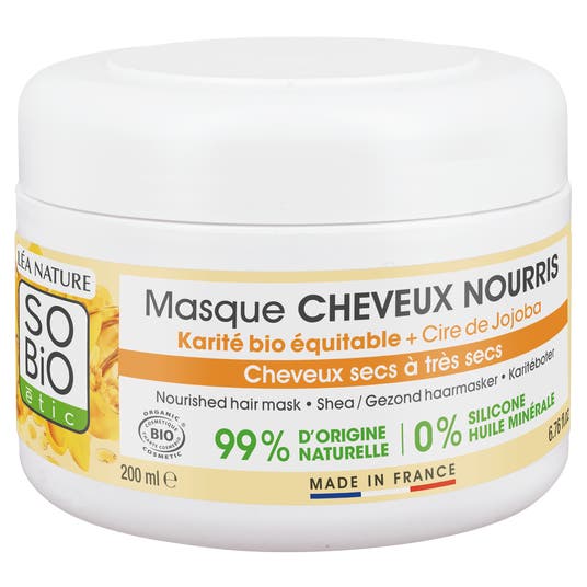boho cosmetics Vente Masque cheveux nourris Karité bio - Soins capillaires